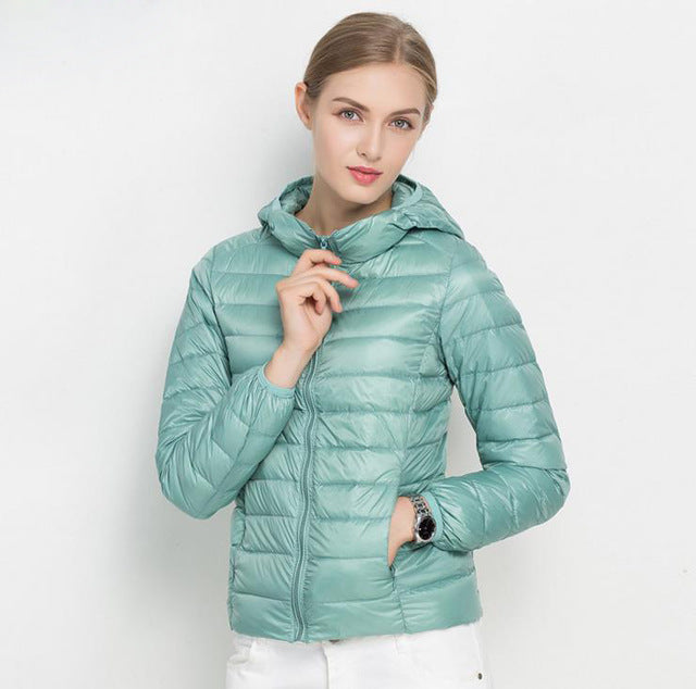 Lätt Jacka Urban Chic Gjord av Down