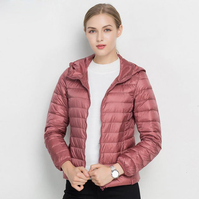 Lätt Jacka Urban Chic Gjord av Down