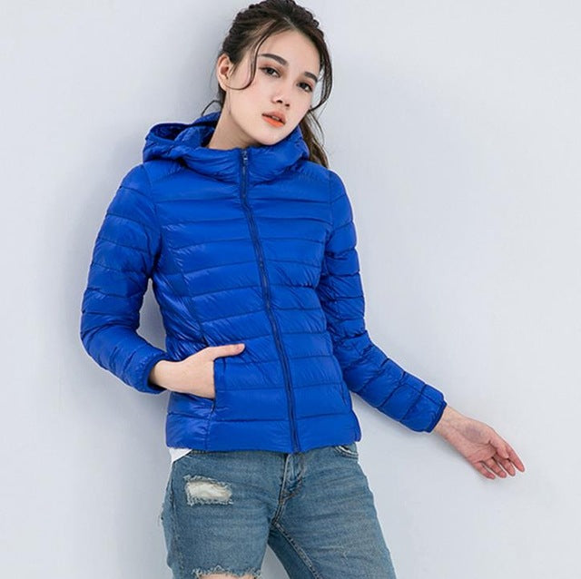 Lätt Jacka Urban Chic Gjord av Down