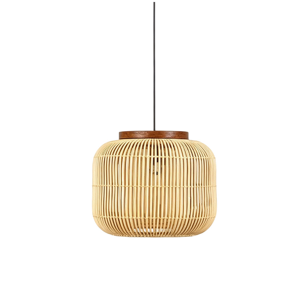 Rattan Ljuskronor Wabi-Sabi Handgjord Taklampa