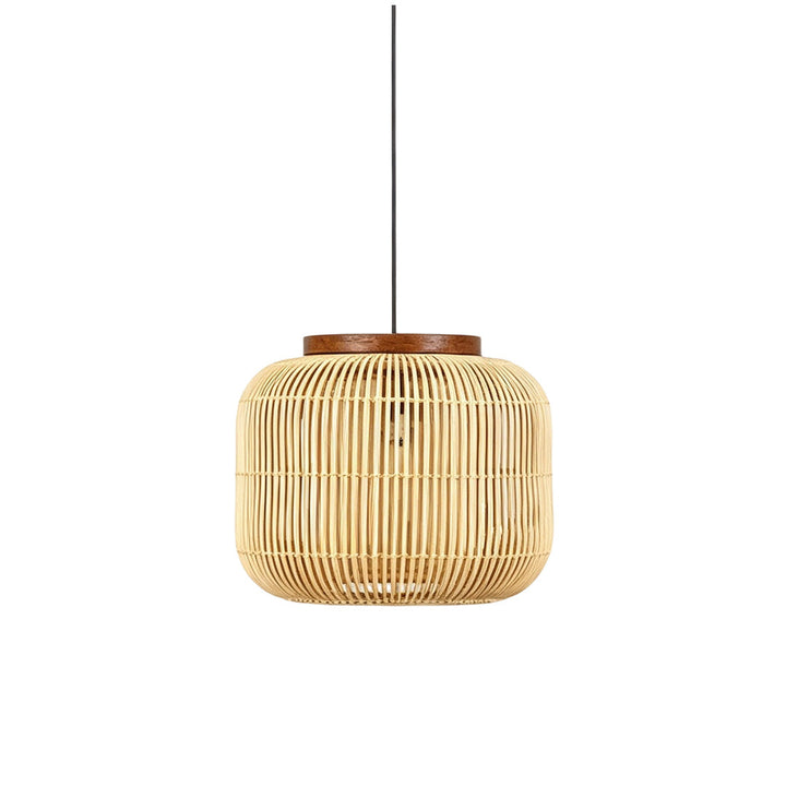 Rattan Ljuskronor Wabi-Sabi Handgjord Taklampa