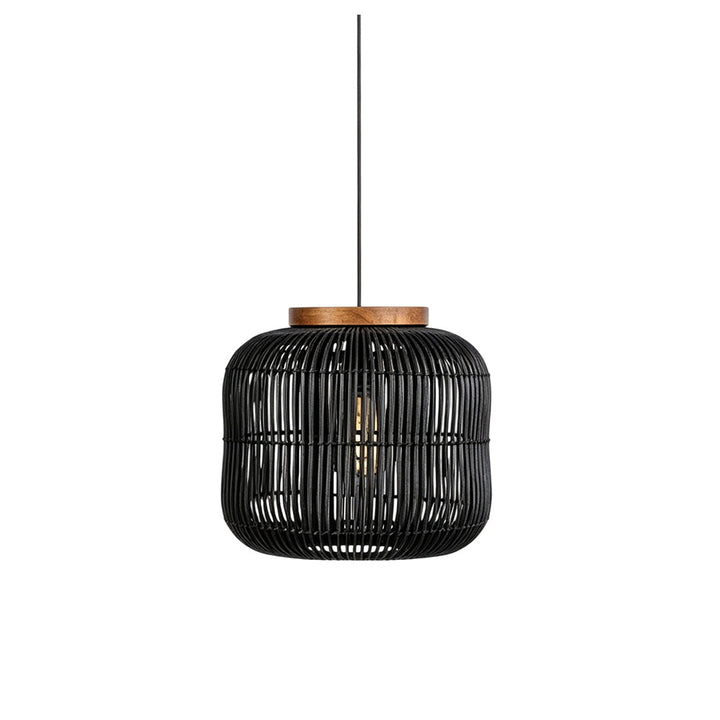 Rattan Ljuskronor Wabi-Sabi Handgjord Taklampa