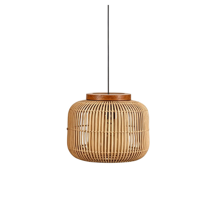 Rattan Ljuskronor Wabi-Sabi Handgjord Taklampa