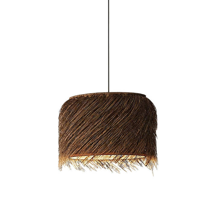 Rattanbelysning Hängande Lampor Japansk Wabi-Sabi Taklampa