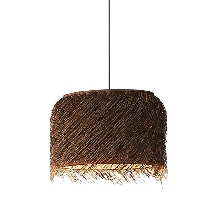 Rattanbelysning Hängande Lampor Japansk Wabi-Sabi Taklampa