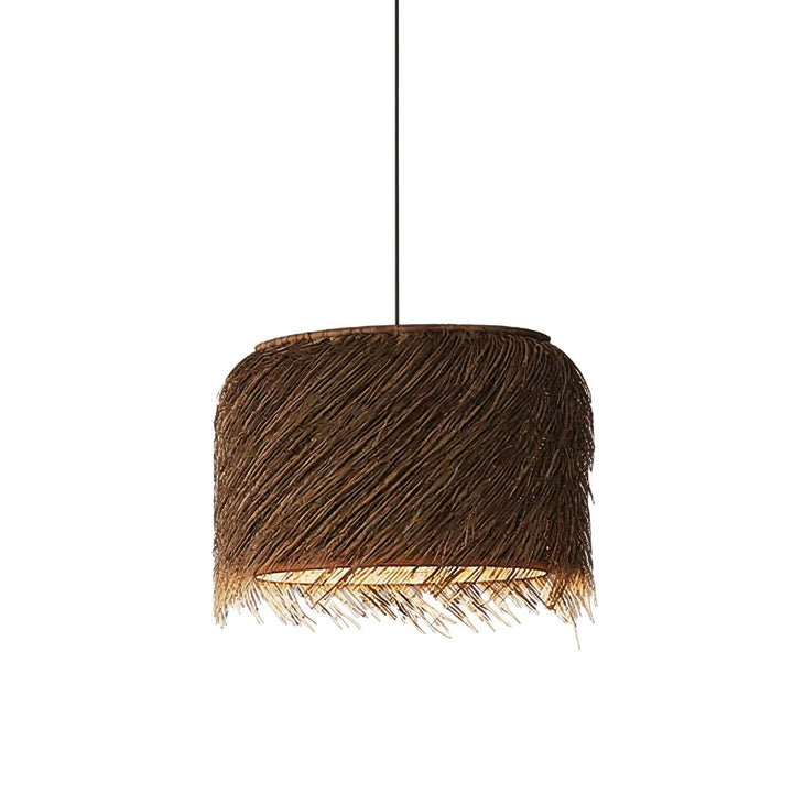 Rattanbelysning Hängande Lampor Japansk Wabi-Sabi Taklampa