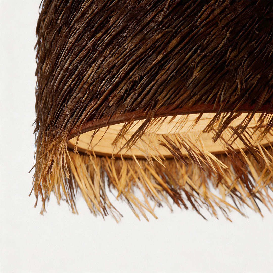 Rattanbelysning Hängande Lampor Japansk Wabi-Sabi Taklampa