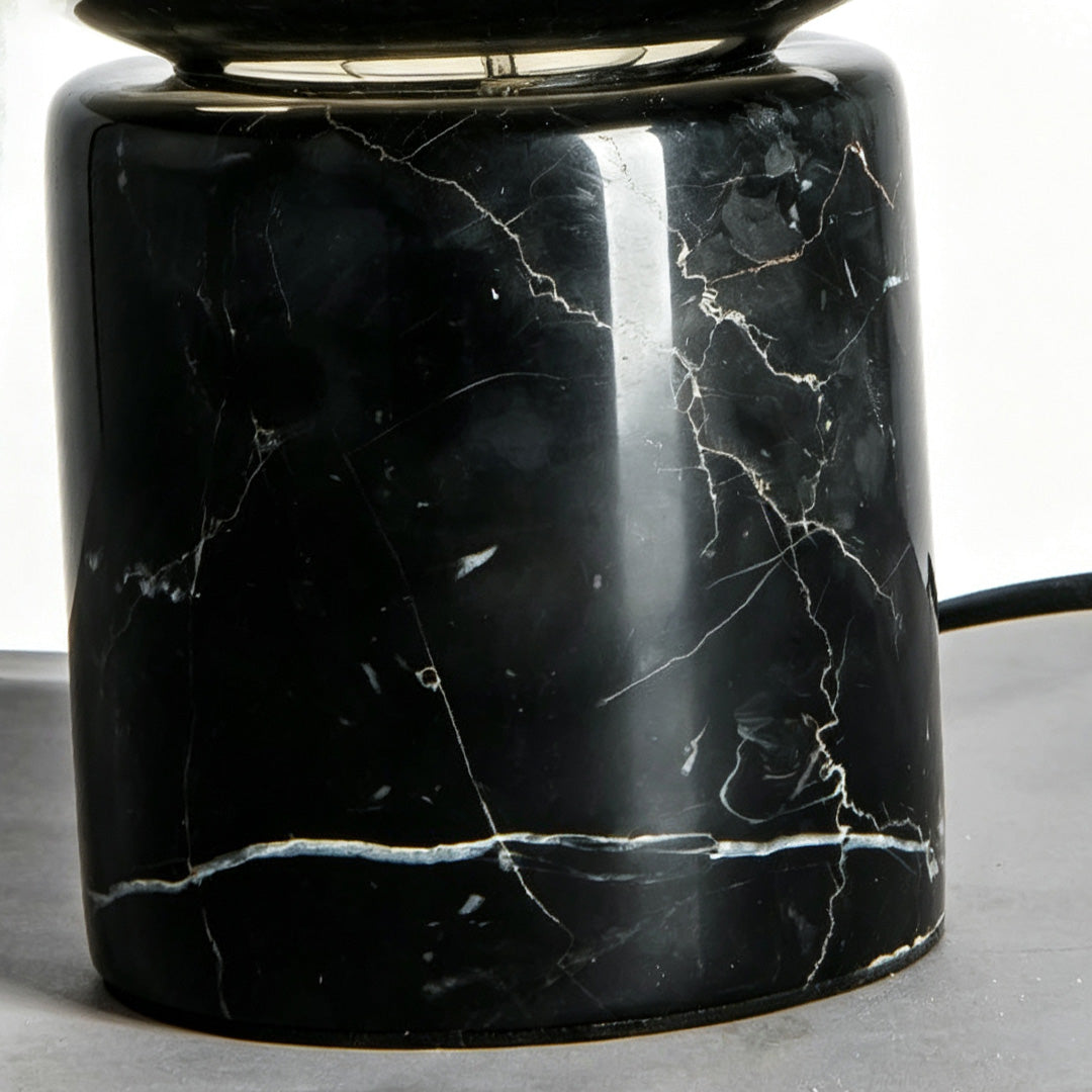 Glas Moderna Bordslampor Marmor Svamp Sänglampor