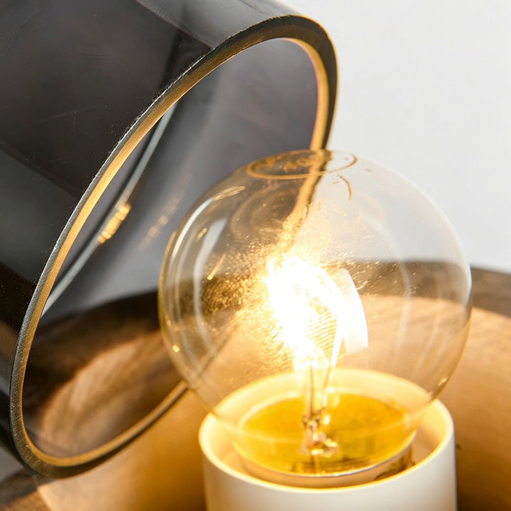Glas Moderna Bordslampor Marmor Svamp Sänglampor