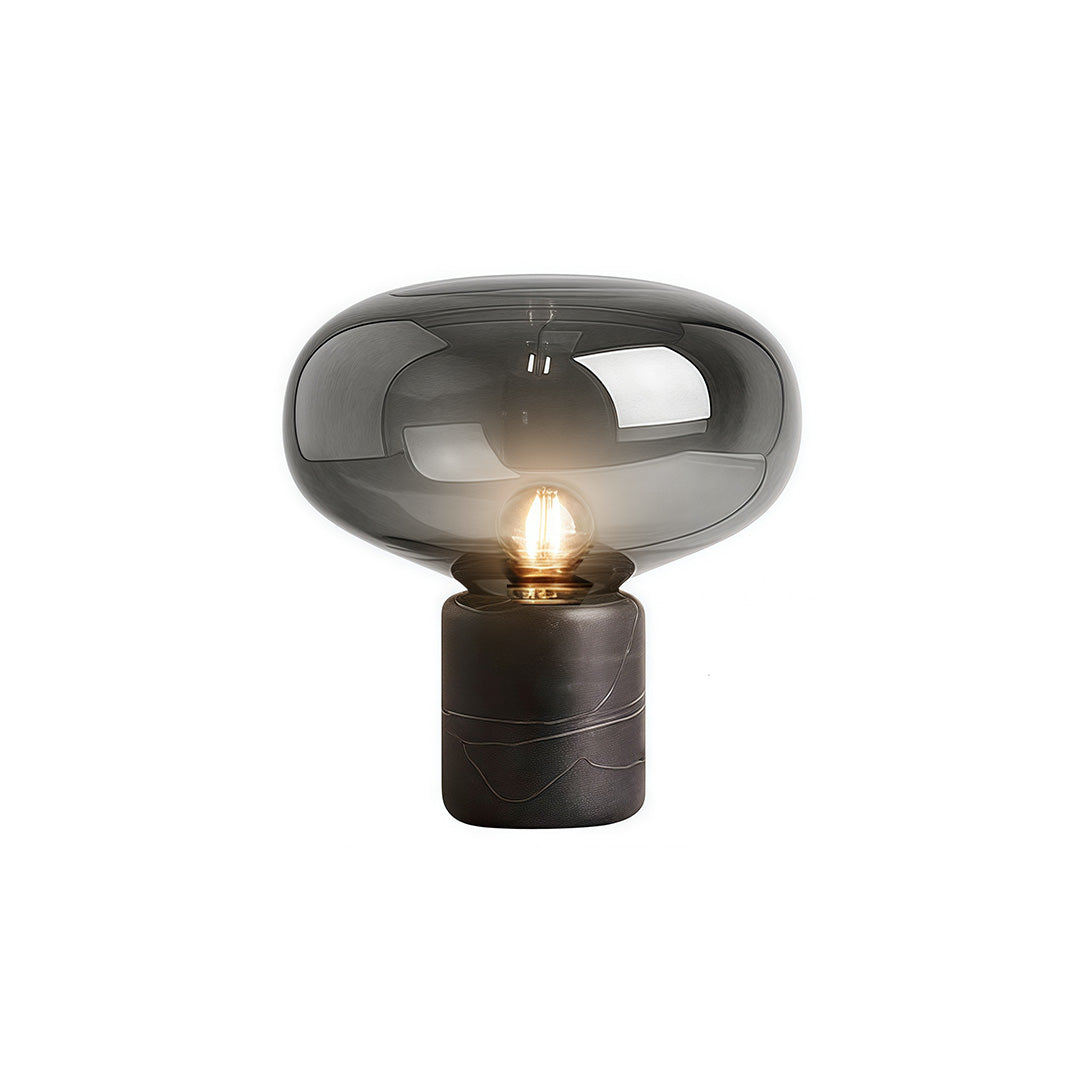 Glas Moderna Bordslampor Marmor Svamp Sänglampor