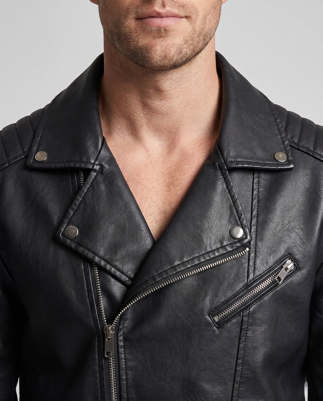 Herr Fashion Biker Jacka