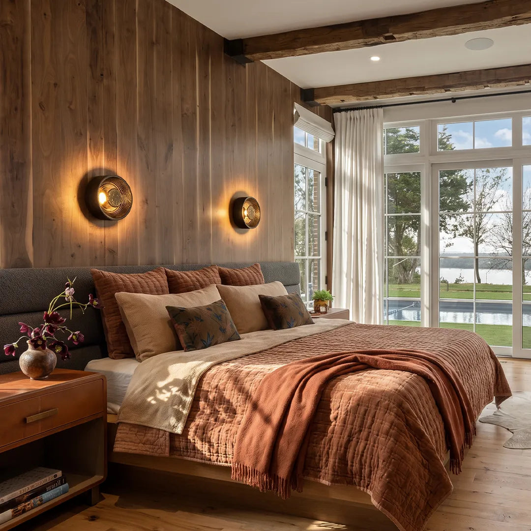 Rund Vägglampa Modern Lyx Konstnärlig Accentbelysning