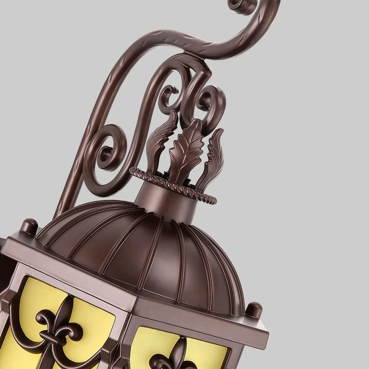 Vintage Vägglampa Belysning Europeisk Utomhus Glaslampa