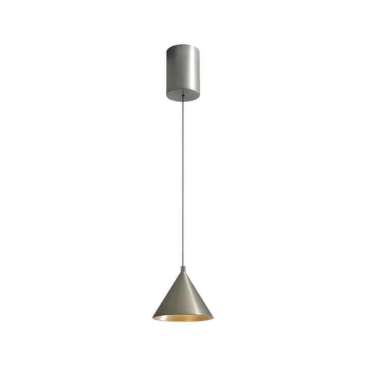 Silver Metall Pendellampa Italiensk Minimalistisk Taklampa