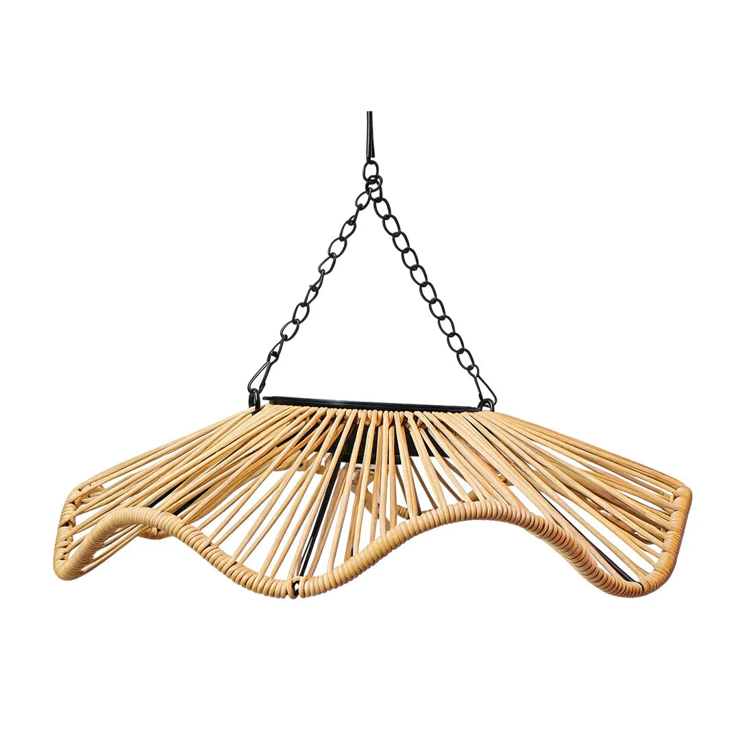 Utomhus Vävd Pendelampa Modern Solcellstaklampa
