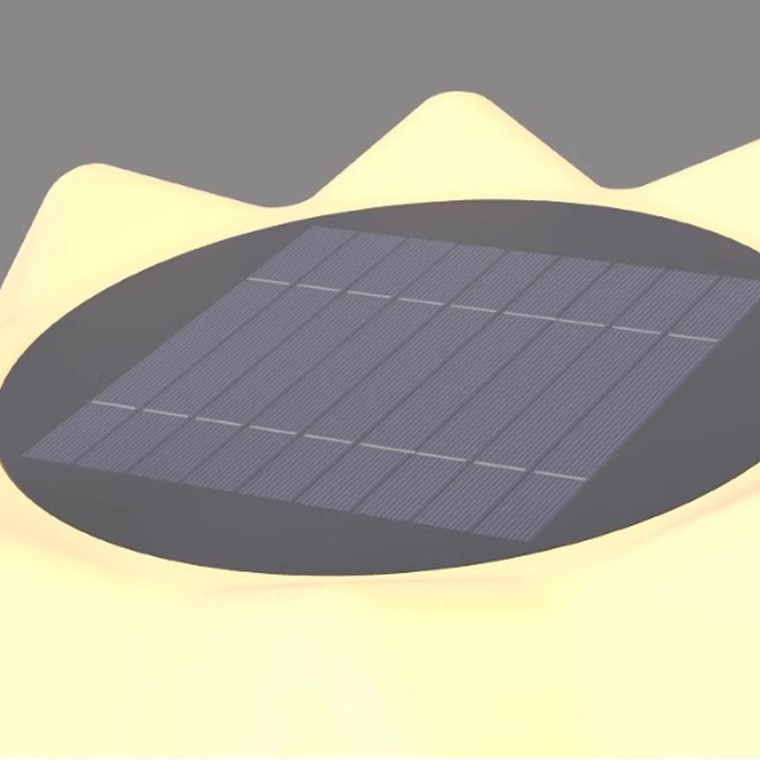 Solenergi LED Pelarlampor Moderna Utomhus Vattentåliga Lampor