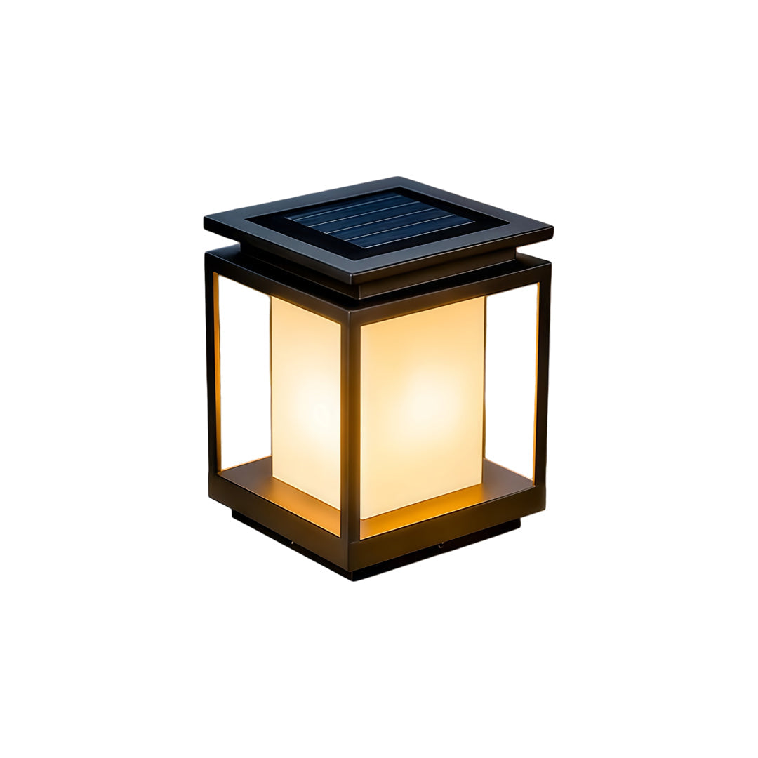 Solenergi Lampa för Huvudport Säule Modern Utomhusbelysning