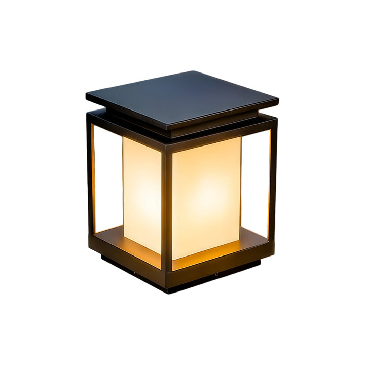 Solenergi Lampa för Huvudport Säule Modern Utomhusbelysning