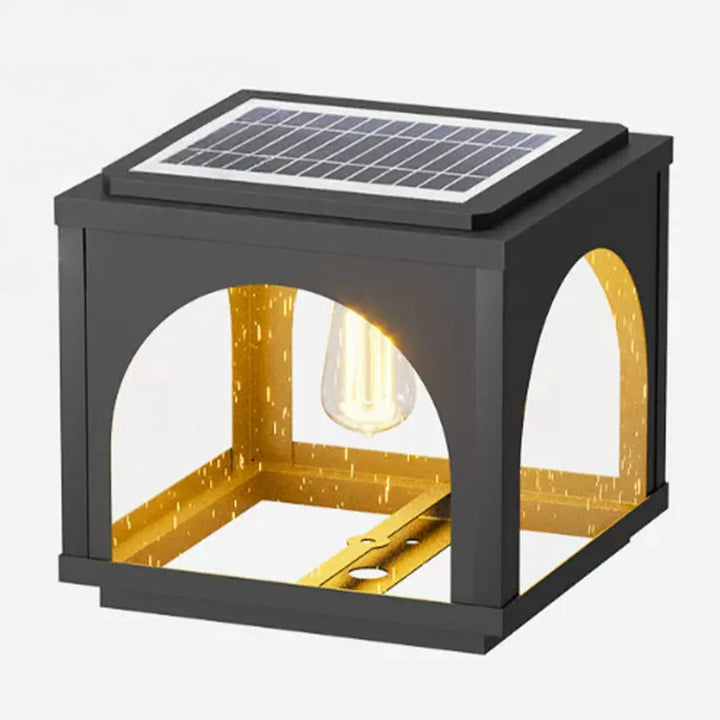 Solcell Utomhus Pelarlampor Moderna E27 Gårdslampor
