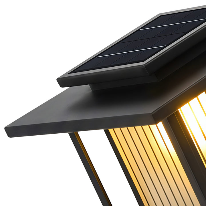 Uppfartssäule Solarlampor Modern Utomhus Portbelysning