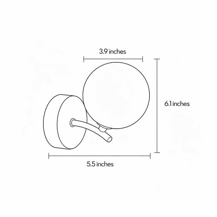 Färgat Glas Vägglampor Minimalistisk Modern Lyx Kreativ Belysning