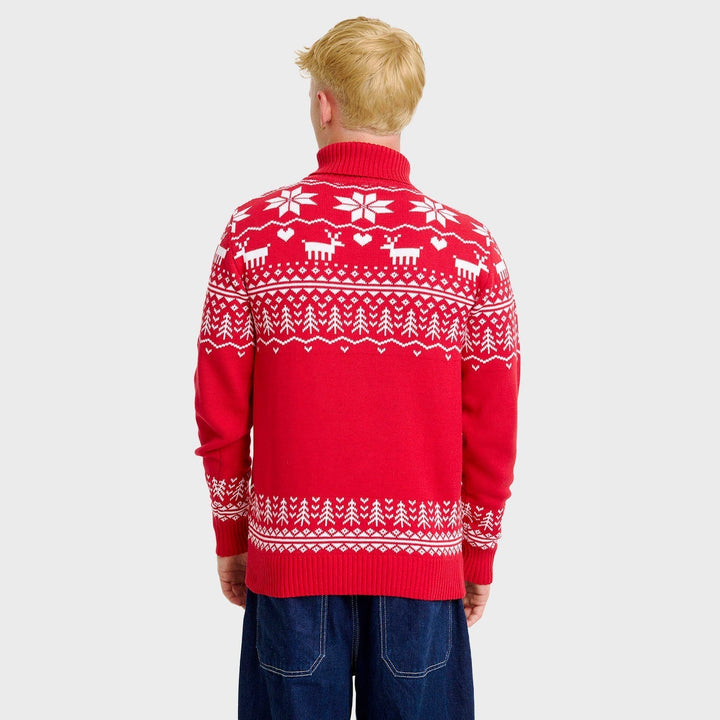 Greenland Christmas Turtleneck Tröja Herr