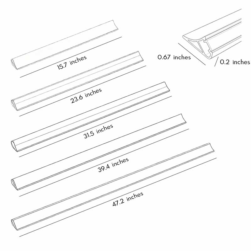 【4 PCS】Underskåp LED-belysning Modern LED Aluminiumljus