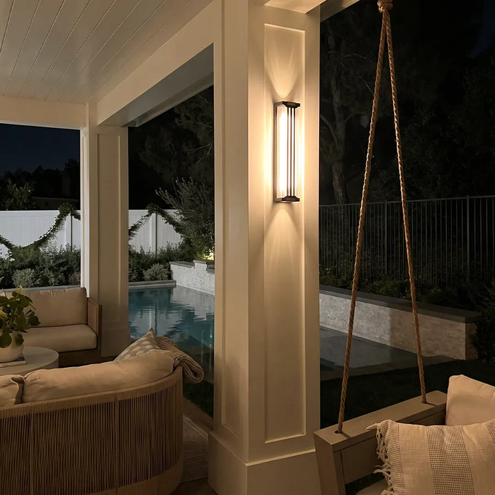 Upp- och Nedljus Vägglampa Modern LED Utomhusbelysning