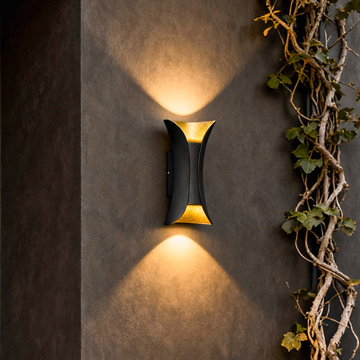 [Öppen Låda] Up Down Belysning Vägglampor Modern Böjd LED Vattentät Lampa