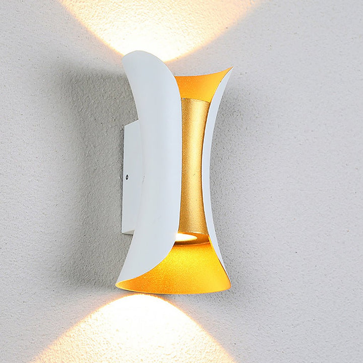 [Öppen Låda] Up Down Belysning Vägglampor Modern Böjd LED Vattentät Lampa
