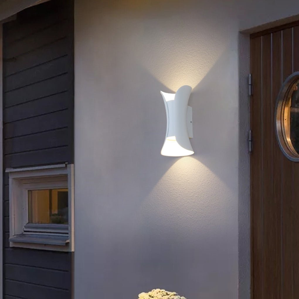 [Öppen Låda] Up Down Belysning Vägglampor Modern Böjd LED Vattentät Lampa
