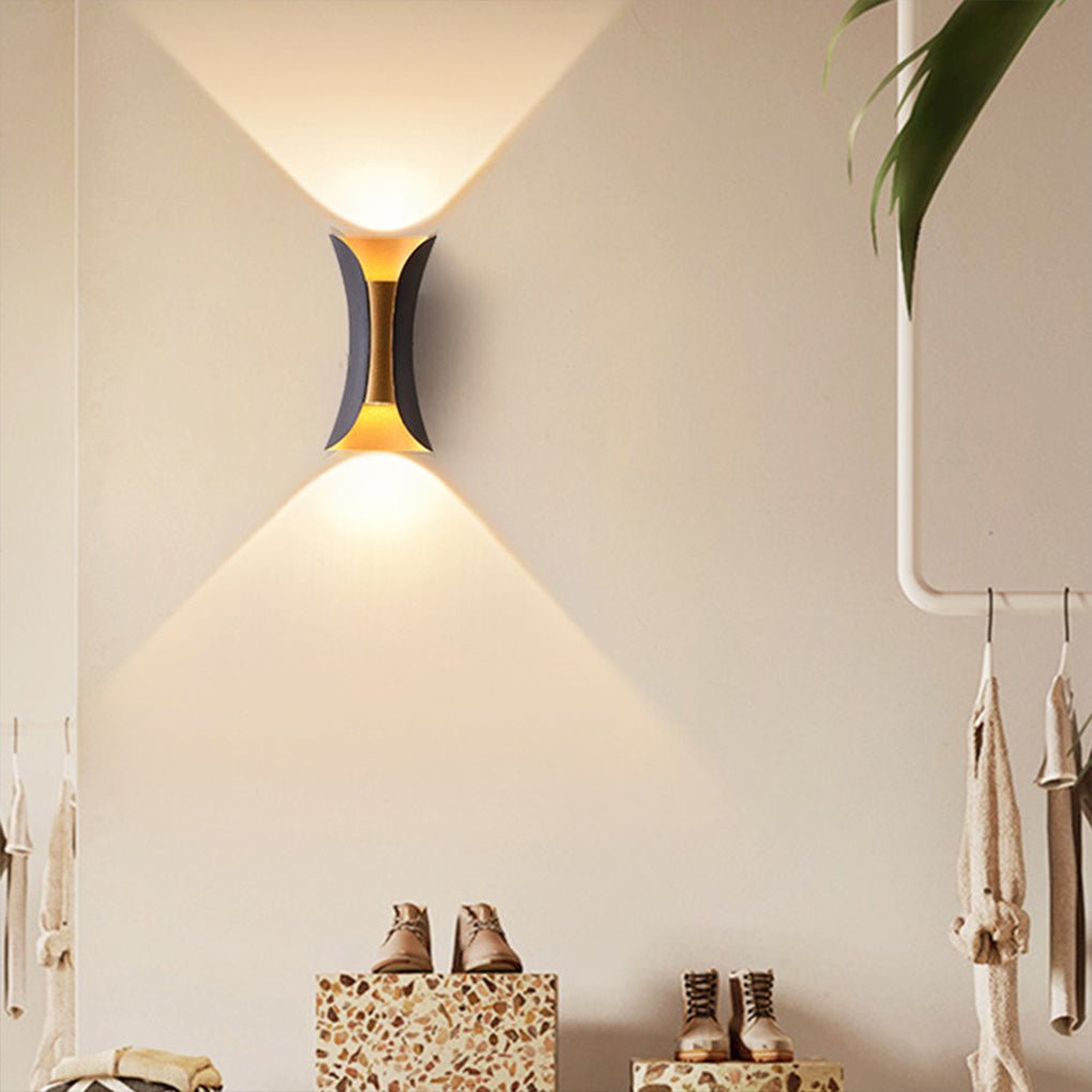[Öppen Låda] Up Down Belysning Vägglampor Modern Böjd LED Vattentät Lampa