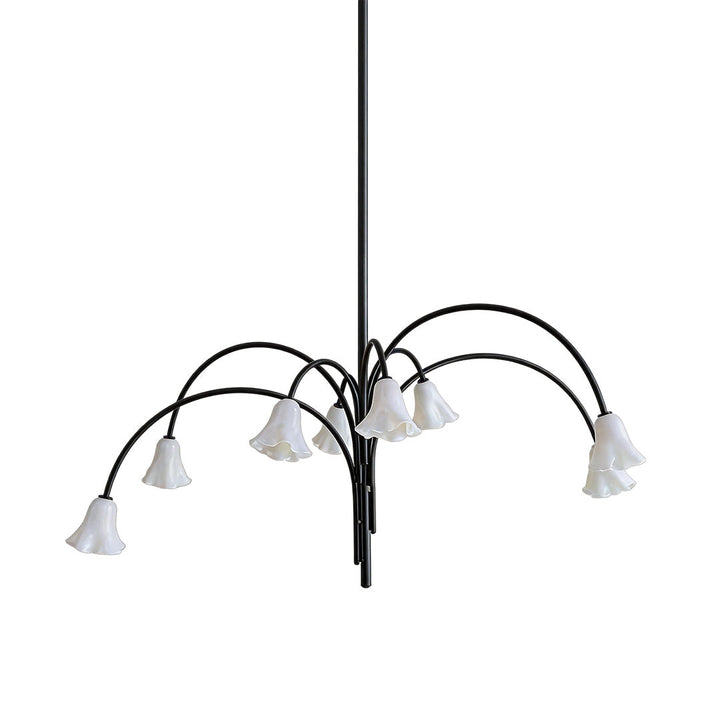 Vintage Blomsterkrona Fransk Gren Taklampa