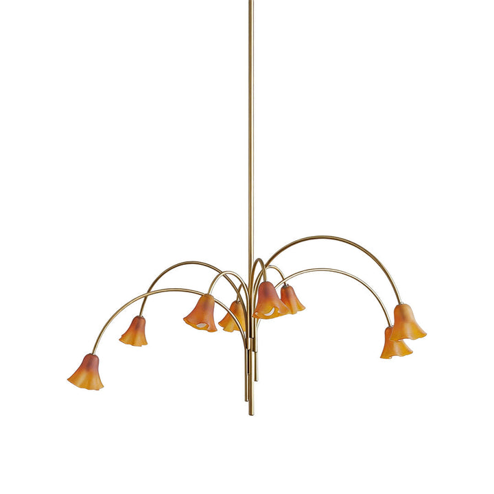 Vintage Blomsterkrona Fransk Gren Taklampa