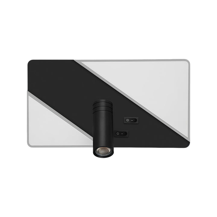 Vägglampa med läslampa roterbar multifunktionell lampa