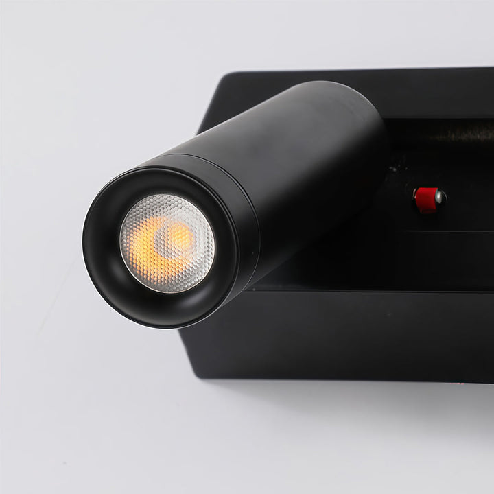 Väggmonterade Spotlights Infälld Rotera Lampa för Sängläsning