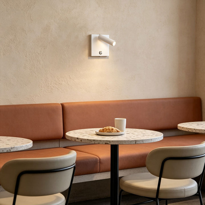 Väggmonterad Lästampa med Flera Vinklar Justerbar Lampa