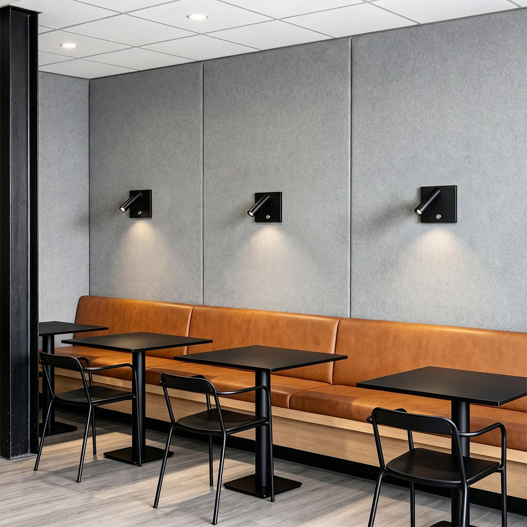 Väggmonterad Lästampa med Flera Vinklar Justerbar Lampa