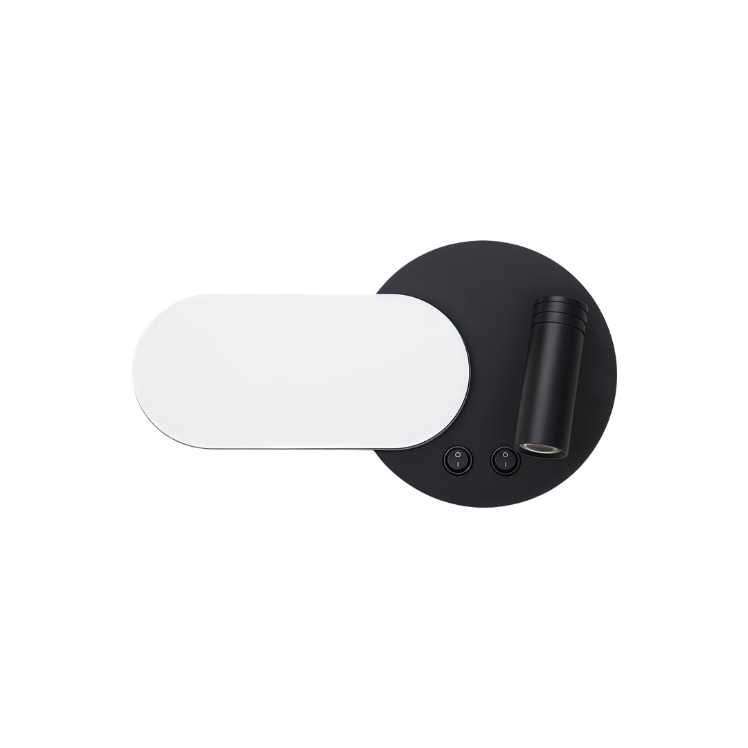 Väggmonterad Sänglampa för Lästid Minimalistisk Rotationslampa