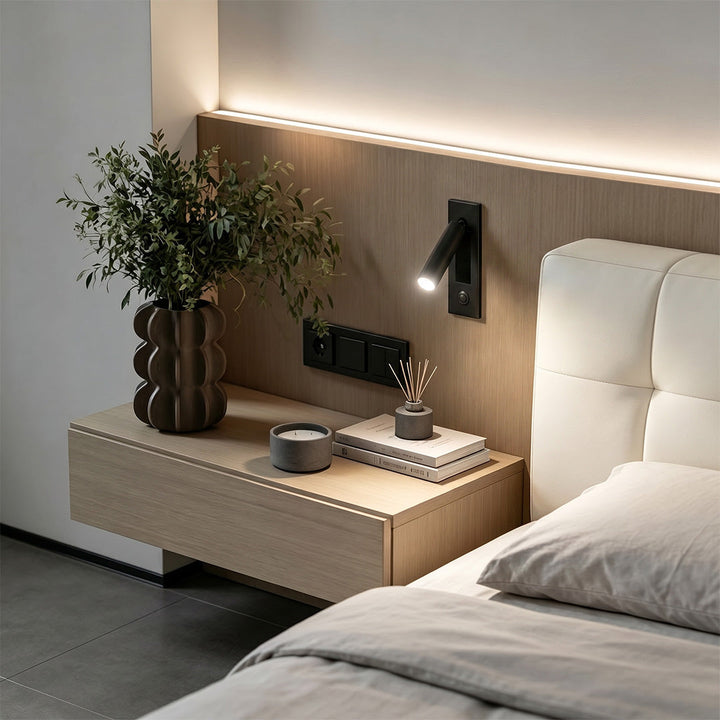Väggmonterade LED-lampor Modern Minimalistisk Lampa för Läsning