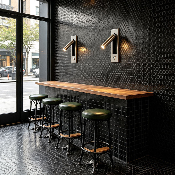 Väggmonterade LED-lampor Modern Minimalistisk Lampa för Läsning