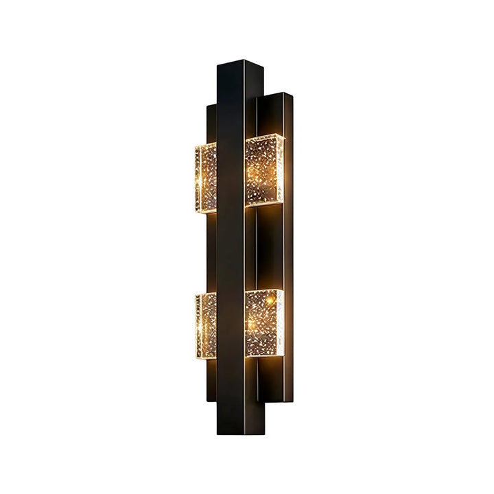Vägglampa upp och ner Modern Kristall LED Utomhusbelysning
