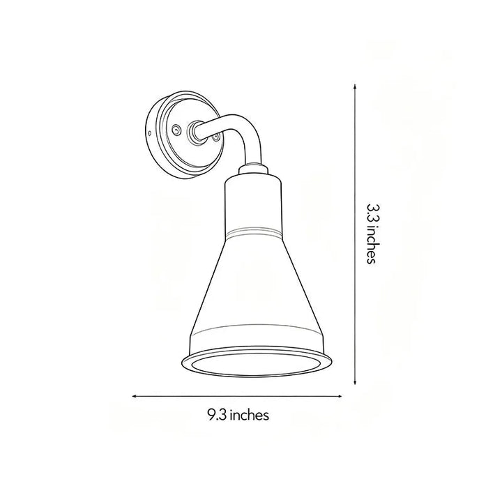 Vägglampor Utomhusbelysning Minimalistisk Industriell Vattentät Lampa