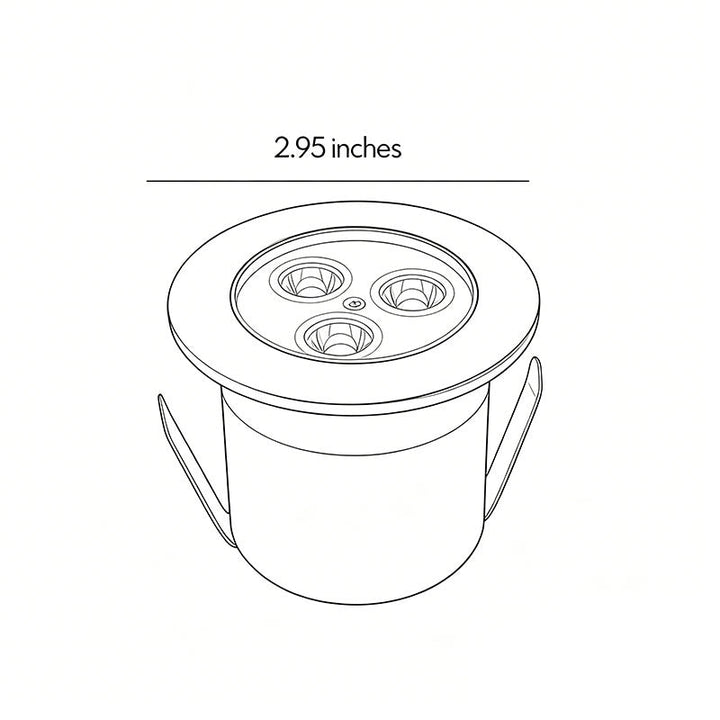 LED Underwater Lights for Pools Recessed Landscape Light