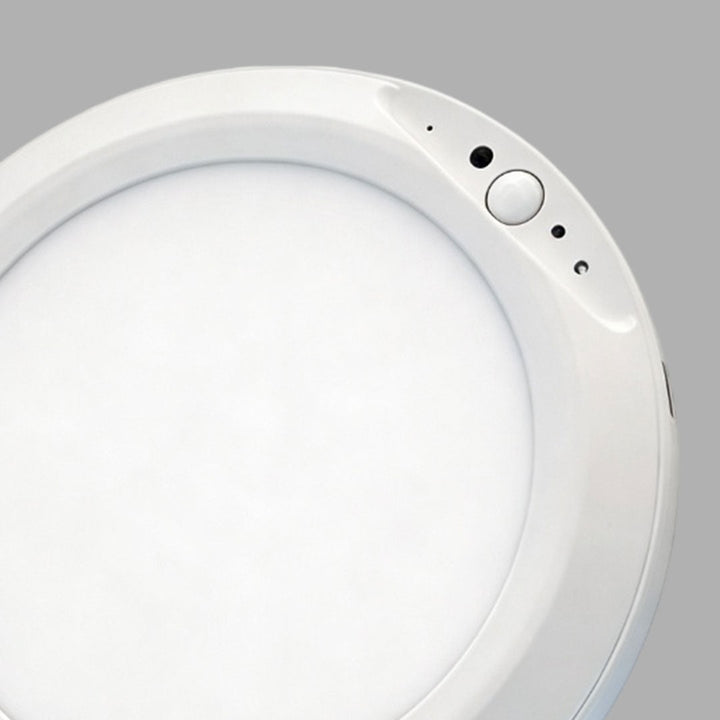 Vit infälld taklampa USB-laddningsbar sensorlampa