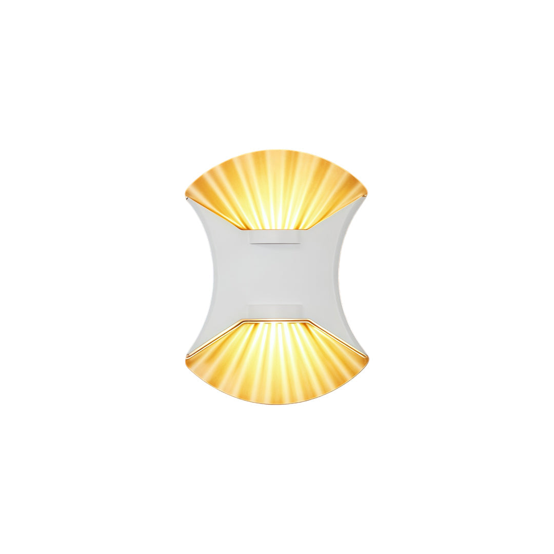 Utomhus Up Down Vägglampa Modern Dubbel-Skal LED Trädgårdslampa